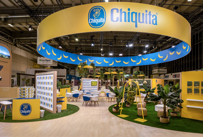 Messestand von Chiquita auf der Fruit Logistica 2019 in Berlin